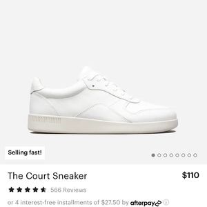 Everlane Court Sneaker size 9 NEW IN BOX